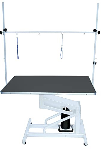 Phoenix Table Elévatrice Ultra-Net Meca Potence Double Plateau pour Chien Noir 110 X 60 cm