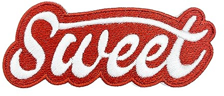Finally Home Patch zum Aufbügeln - Sweet | Retro Sprüche Patches, Süße Aufbügler, Kleiner Oranger Flicken, Vintage Aufnäher
