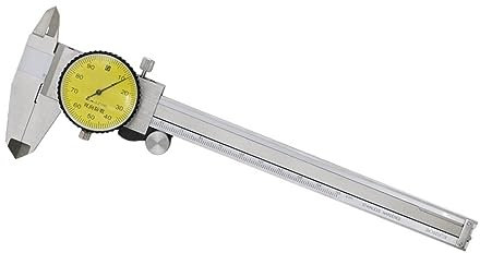 FUNTLY Uhren-messschieber 150 mm 6 Zoll Präzisions-Messschieber Messschieber Mikrometer-Messschieber Messschieber 0,01 mm (Color : 0-200mm 0.01mm)