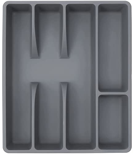 AWAOVV Drawer Kitchen Drawer Organizer Silverware Holder Storage Rack Organizer Box Utensil Organizer Cutlery Organizer Tray Plastic Flatware Organizers