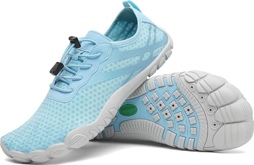 SAGUARO Badeschuhe Damen Herren Wasserschuhe Schwimmschuhe Schnelltrocken Aquaschuhe Strandschuhe Leicht Neoprenschuhe Surfschuhe rutschfeste Tauchschuhe Wassersportschuhe, 35-48 EU