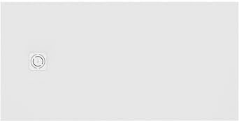 Roca APA016402EE01100 - Plato de ducha extraplano de STONEX® TERRAN, medidas 160 x 75 x 3,2 cm, color blanco textura grava