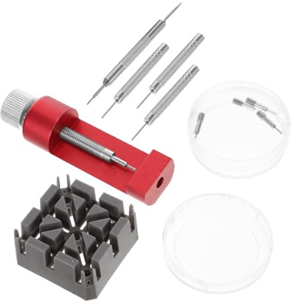 Uhrenreparaturset 1 Satz aus Legierung zum Entfernen von Uhrengliedern | Werkzeug zum Ersetzen von Armbandgliedern, für Watch Link Anpassung und Bandwechsel, 1 Satz Zufällige Farbe