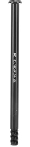 Tissting Fahrrad-Steckachse, 12 mm M12 x 1,0/1,5/1,75 Gewinde, Steckachse, Aluminiumlegierung, Schnellspanner, Vorder- und Hintergabel, Steckachsadapter