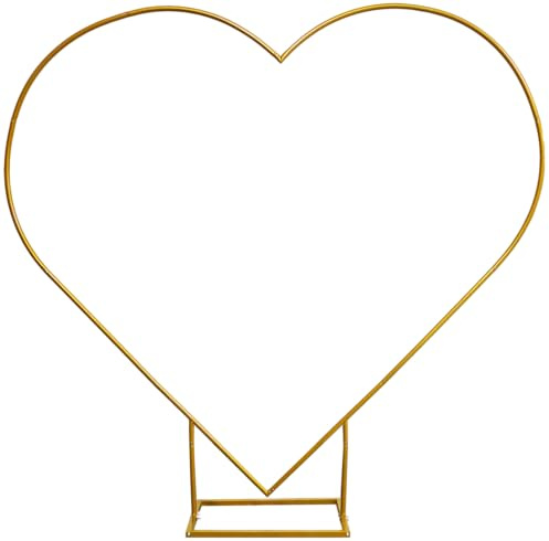 PILIN Set de Arco de Globo Kit de Arco de Globo de Metal en Forma de Corazón para Fiesta, Boda, Propuesta de Matrimonio,Decoración de San Valentín