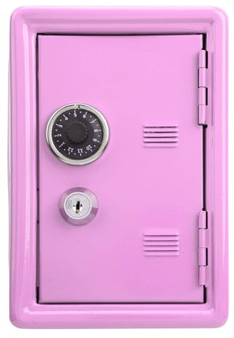 Geld Aufbewahrungsbox für, robuste Geldkassette aus Metall mit rutschfestem Boden, Ideal für sichere Aufbewahrung von Bargeld, Münzen & Dokumenten langlebiges Design mit praktische