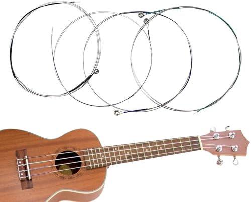 Bratschensaiten-Set, kompletter Satz Bratschensaiten | 4X Silber-Nickel-Chrom-Viola-Instrumentensaiten | Schulaufführungskonzert-Bratscheninstrument ersetzt Saiten für Bratschenschüler