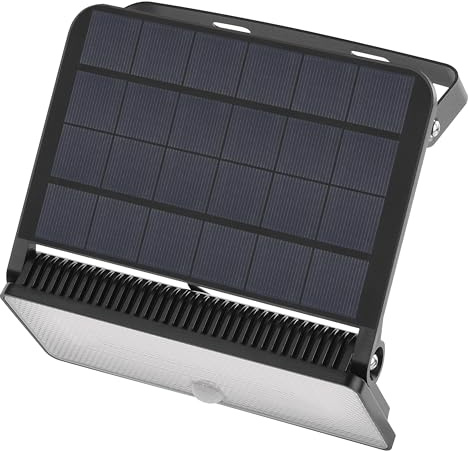 EMOS - Lampada solare a LED SOLO per esterni con sensore di movimento - Lampada da parete solare per casa/giardino - Portata sensore 6 m, angolo di rilevamento 120° - 3 modalità di illuminazione,