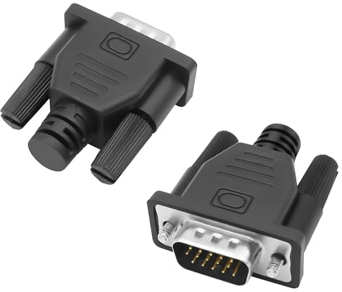 MEIRIYFA VGA Dummy Plug Kopfloser Ghost Display Emulator, VGA Virtuelle Display RGB Monitor Dummy Plug Kopfloser Ghost Display Emulator 1920x1080P@60Hz (2 Pack)