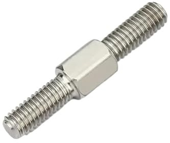 KSeSii 1-5 pernos prisioneros de doble extremo con rosca positiva y negativa M3 ~ M16 A2-70, varilla de tornillo de acero inoxidable 304 con rosca izquierda y derecha(70mm,M12-1Pcs)