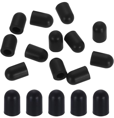 PATIKIL 4.5mm (0.18) Stylus Pen Tips, 100Pcs Conductive Rubber Capacitive Touch Screen Pens Tip for Mobile Phones Computers Tablets E-readers Smart Drawing Boards, Black