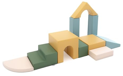 IGLU SOFT PLAY 10 mattoncini da costruzione in schiuma di grandi dimensioni