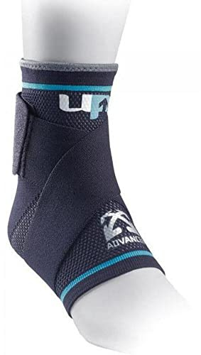 Ultimate Performance Advanced Ultimate Compression Ankle Support, Medium Up5170m, Navy Blue