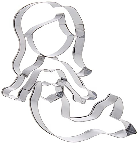 Birkmann 1010720110 Ausstechform Meerjungfrau schwimmend, 9 cm, Kunststoff, Grau, 5 x 3 x 2 cm…