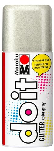 NEU Marabu do it GLITTER, 150ml, Glitter-Silber