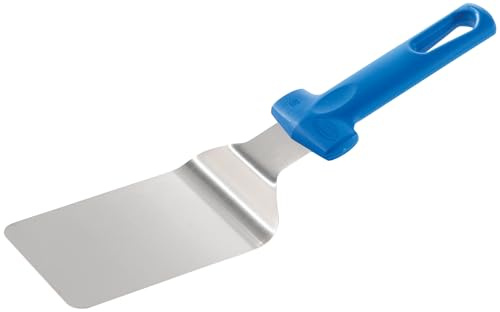 Gi.Metal Paletta rettangolare multiuso per Pizza, Pala per Pizza, in Acciaio Inox (9x12 cm) con Manico in Polimero ad alta Resistenza non ricambiabile