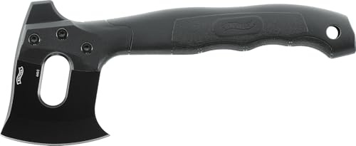 Walther Axt Compact, Spaltaxt für Outdoor und alltägliche Tätigkeiten, 440C Stahl Kllinge, inkl. Nylonscheide