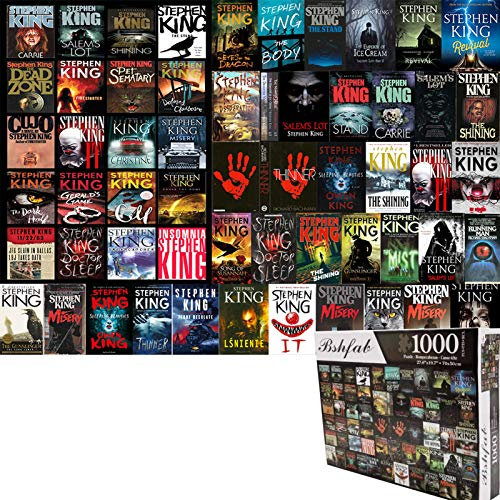 XIECCX Jigsaw Puzzles for Adults 1000 Piece High Challenging DIY Large Puzzle Educational Toy Funny Family Games Unique Home Decor (Horror fiction)