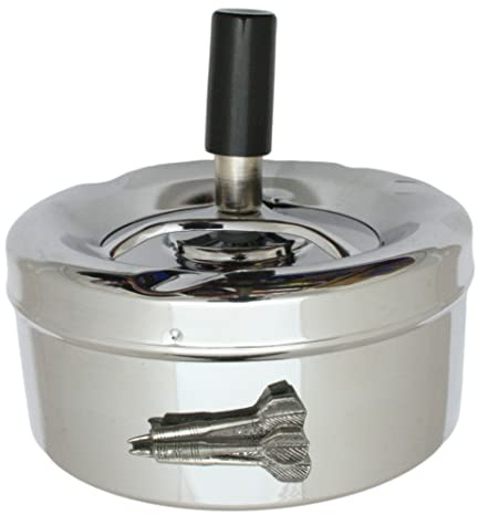Darts Rotary Ashtray Drop Down Button Outdoor Windproof Portable Smokers Gift 99