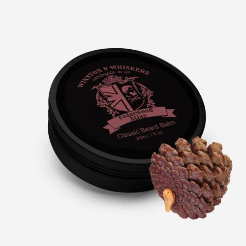 Premium Beard Balm For Men | Beard Moisturiser Beard Wax & Beard Balm | Natural Ingredients The Best Beard Conditioner & Softener To Shape & Style Your Beard (Cedarwood)