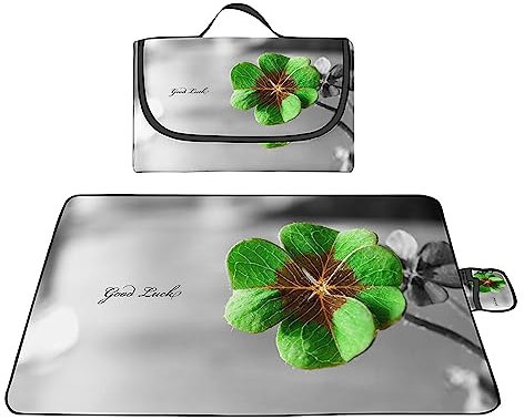 TengYuer Picknickdecke 180x200cm Stranddecke Wasserdicht Sandfrei Isoliert Faltbar Strandmatte mit Tragegriff Outdoor Campingdecke XXL für Camping Parks Strände Picknick Cyan Grau