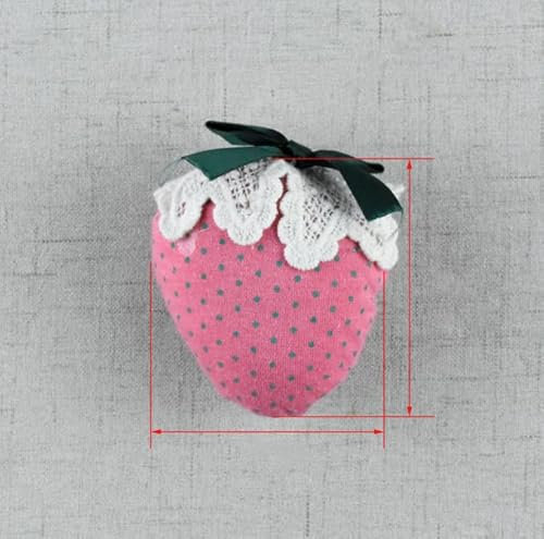 Nadelkissen, Erdbeer-Nadelhalter, Nähen, Rosa