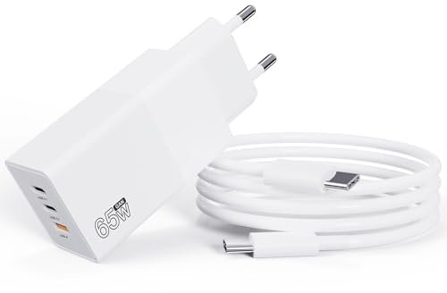 USB C Ladegerät Netzteil 65W für DJI/Specta Flip/Mini-Serie/Air 3/Air 3S/Mavic 3-Serie/Avata 2/Mini 4K/Neo-Drohne, Ladehub,