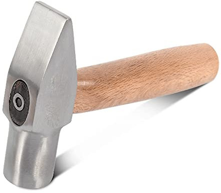 ABBNIA Hammer Silberschmied Hammer Kurzer Griff Flachkopf Schmuck Hammer Werkzeuge Goldschmied Vorschlaghammer Holzbearbeitungswerkzeuge Für Nägel Zimmerei