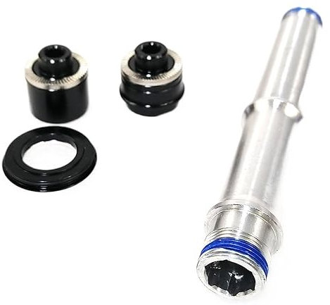MAYANGYANG Fahrrad Schnellspanner Steckachse Aluminium 130mm * 5m Ersetzen Welle Hinterradnabe Rennradnabe QR Adapter Mit Endkappen Fahrradteile Schnellspanner Fahrrad(Side caps)