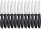 targzier Couteaux à Steak,Couteaux de Table dentelé,Ensemble de 12 Ustensiles de Cuisine,Couteaux de Cuisine en Acier Inoxydable,Couteau Cuisine Professionnel,Couteau Tranchant,Lave-Vaisselle