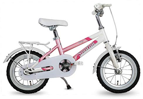 JOYSTAR 12 Zoll Kinderfahrrad für 2 bis 4 jährige, 12 Zoll Kinderfahrrad mit Kickstand Farbe rosa
