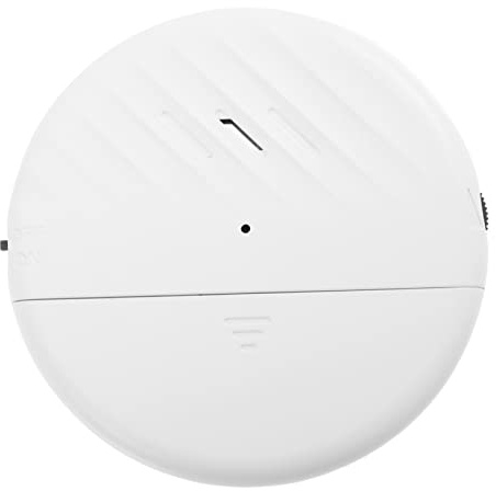 OSALADI Glasbruch Vibrationssensor Tür und Fensteralarm Einstellbare Empfindlichkeit Kunststoff Weiß Akku Betrieben Diebstahlsicherung für Zuhause Büro und Wohnmobil