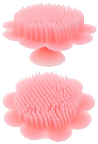 Cabilock 2pcs Shampoo Brush Silicone Scalp Brush Soft Scalp Massager for Hair Wash Bath Massage