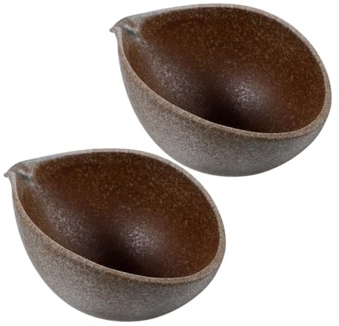 Toyvian 2 pièces Tasses à Thé Style Japonais avec Bec Aigle Design Artisanal pour Infusion Précise de Thé Lâches Set Gongfu pour Amateurs