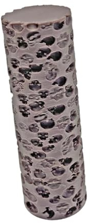 Harilla Rouleau à texture crâne, accessoire professionnel portable pour jeux de société et jeux de rôle sur table