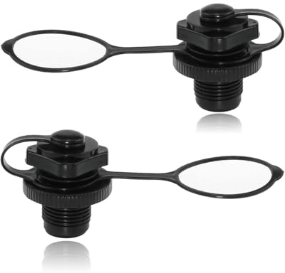 KAHZOR 2 Piezas Válvulas de Aire Anti-fugas Universales, para Botes, SUP, Kayaks y Colchones Inflables, Tapones de Válvula de Repuesto Robustos para Sellado Perfecto
