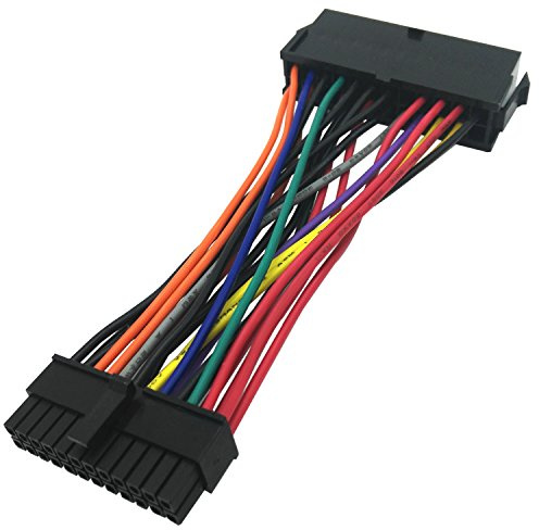 COMeap 24-Pin Buchse zu Mini 24-Pin Stecker ATX Hauptadapter Kabel für DELL Optiplex 380 580 760 780 960 980 10 cm