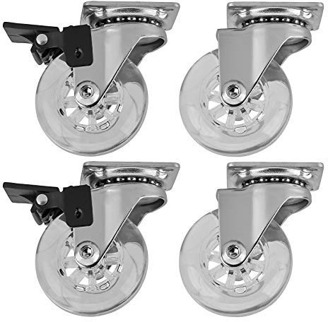 SOTECH SET Möbelrolle SWIFT transparent Ø 50
