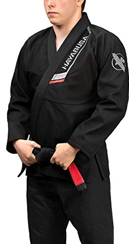 Hayabusa Ultra-Lightweight Pearlweave Jiu Jitsu Gi - Black, A5