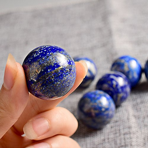 2pcs handgemachte Kristallkugel natürliche Lapislazuli Handmassager Kristallkugeln heilende Chakra Reiki Ball Mineralien Kugel Feng Shui Ball für Heimtextilien