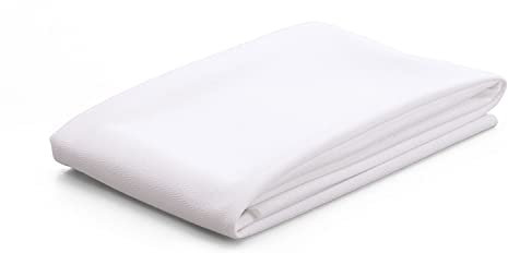 Dynavox HiFi-spänntyg, akutiskt tyg för högtalare, mått 150 x 75 cm, ren vit