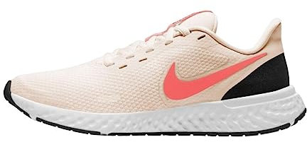 NIKE Wmns Revolution 5, Sneaker Donna, Rosa Nero, 38.5 EU