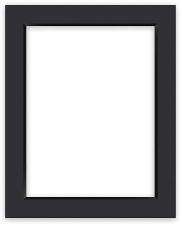nielsen Conservation Passepartout Karton 1,5 mm | Außenformat 40x50 cm für Bildformat 30x40 cm | Schwarz | glatte Oberfläche