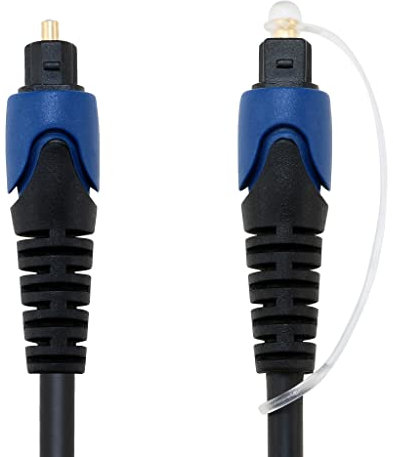 Pipestation Optical Cable for Soundbar to TV 1m - Toslink Cable Digital Optical Audio Cable for Excellent Sound Quality - Universal Fibre Optic Digital Audio Optic Lead - Soundbar Lead Wire For Sonos
