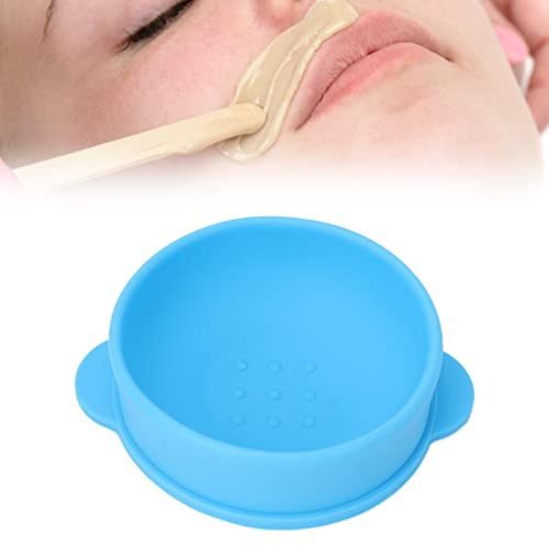 ANKROYU Wax Pots, Hair Removal Wax Silicone Inner Pot, Replacement Wax Pot for Wax Warmer, Beauty Silicone Hair Removal Waxing Bowl Accessory(Blue)