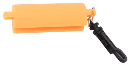 Tbest Silikon-Pfeilzieher mit Schlüsselanhänger, Handschoner-Pfeilzieher, Bogenschießen, Pfeilzieher, Zielentferner, Greifer mit Gürtelclip, Jagdschießen, Zielzubehör (Orange)