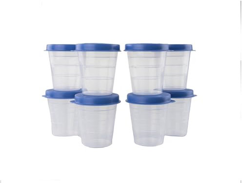 Tupperware Vaschetta gnomo blu 8x + sbucciatore d'arancia rosso