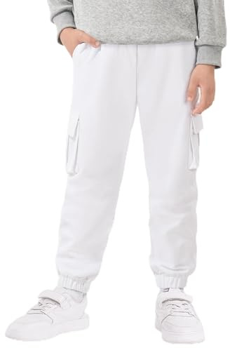 Auranso Pantalon Cargo pour garçon avec Taille élastique