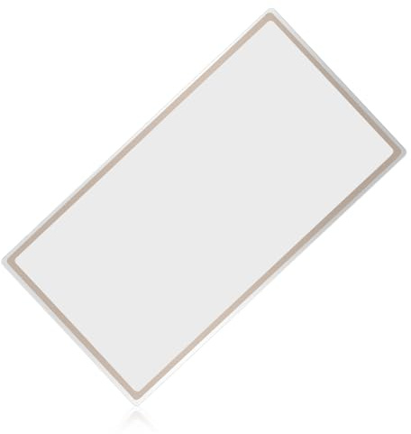 GLADFRESIT Self-Adhesive Car Visor Mirror - Portable Cosmetic Vanity Looking Glass for Truck Van