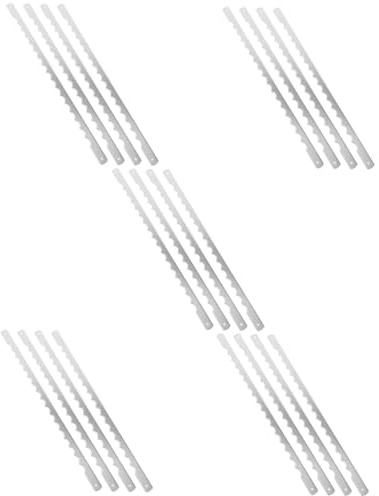 PRETYZOOM 20 Pcs Macchina Per Il Pane Affettatrice Macchina Per Il Pane Affettatrice Per Il Pane Lama Per Il Pane Di Ricambio Utensili Da Taglio Torta Fetta In Acciaio Inox Lama Di